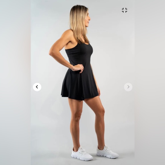 Black Southern Athletica workout dress size 2 (On The Go Dress in Black) - Picture 3 of 3